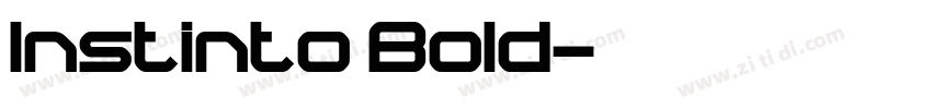 Instinto Bold字体转换
